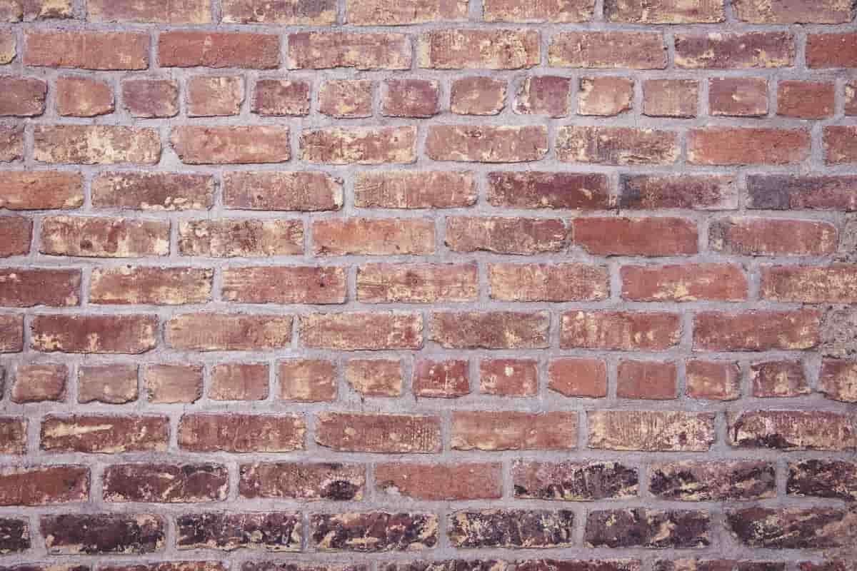 Bricks on house