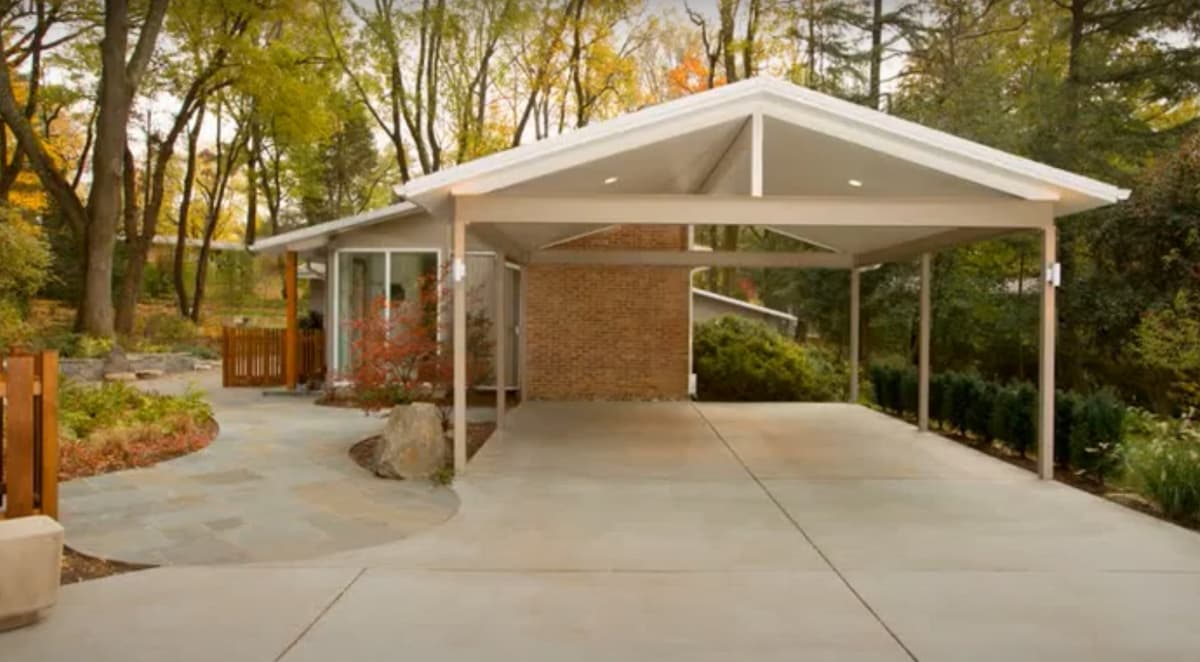 convert carport into garage