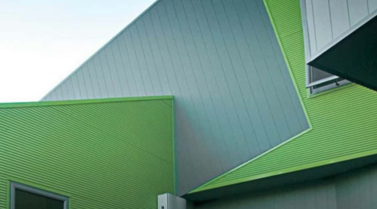 Fibre Cement Cladding of a Green House in Australia