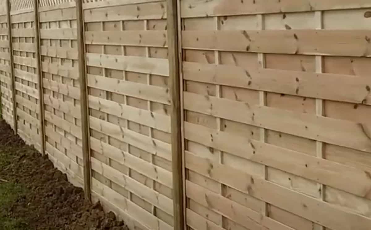 Paling fence installed in Australia